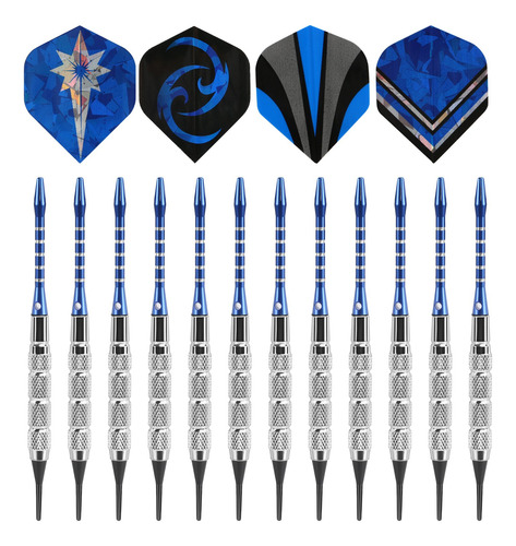 Gwhole 18g Soft Dart With 16 Dart Flights And 200 Dart Soft