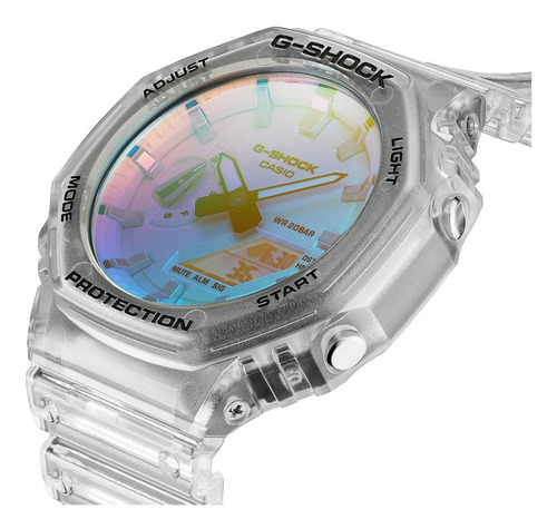 Imagen 2 de 5 de Reloj Casio G-shock Youth Vapor Multicolor Ga-2100srs-7acr