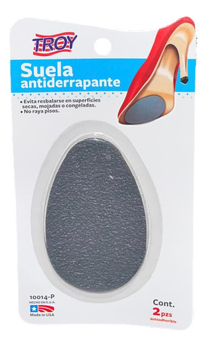 Suela Antiderrapante Para Calzado Troy (2 Pzas)