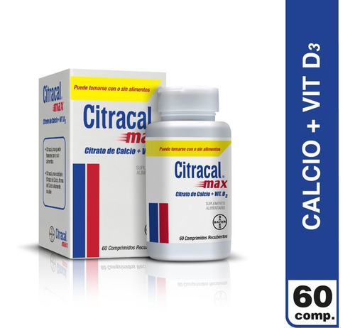 Imagen 2 de 3 de Citracal Max 60 Capsulas