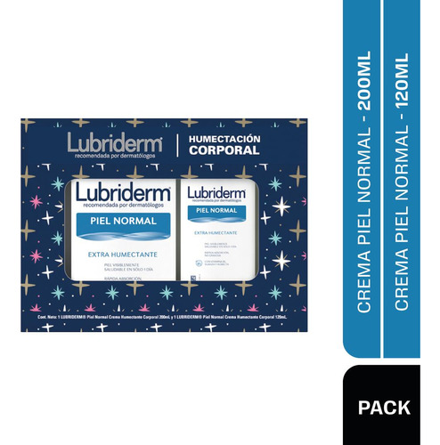 Lubriderm® Piel Normal Promopack 200 Ml + 120 Ml