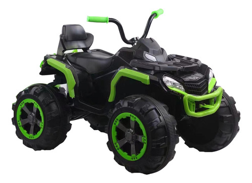 Cuatrimoto A Batería Bebesit Quad Con Carro - Verde