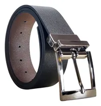 Comprar Cinto Masculino Couro Legitimo Fivela Giratoria Dupla Face