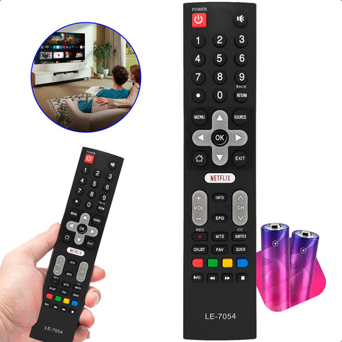 Controle Remoto Compatível Tv Philco Ptv50g10 Ptv32e21 Dswn