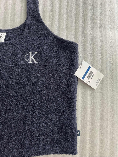 Calvin Klein One Ropa De Dormir, Top De Tirantes Afelpado