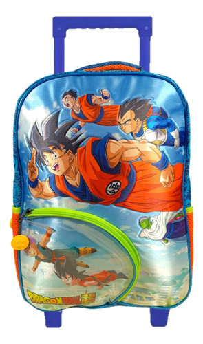 Mochila Dragon Ball Primaria Con Carro Vs3912
