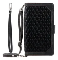 Comprar Capa De Couro Crossbody Flip Flip Com Zíper Para Capa Redmi