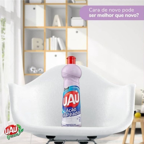 Kit 2 Limpadores Uau Multiuso Ação Clareadora Cozinha 500ml