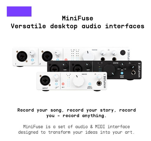 Arturia Minifuse 1: Interfaz Usb Para Audio Claro Y Versátil