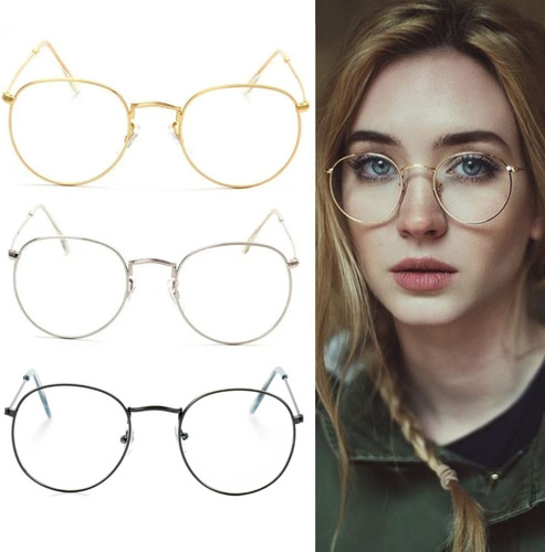 Lentes Oftalmicos Armazón Hipster Para Graduar Redondos