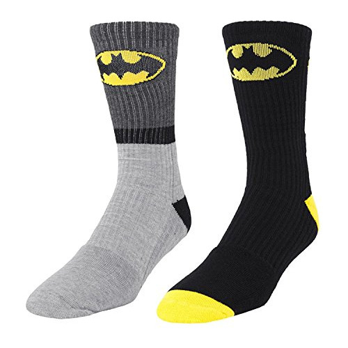 Batman Logo 2 Par De Hombres Del Athletic Calcetines De La R