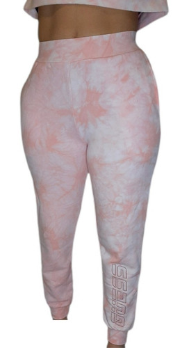 Pantalón Buzo Guess Active Mujer - Coral #o1g4