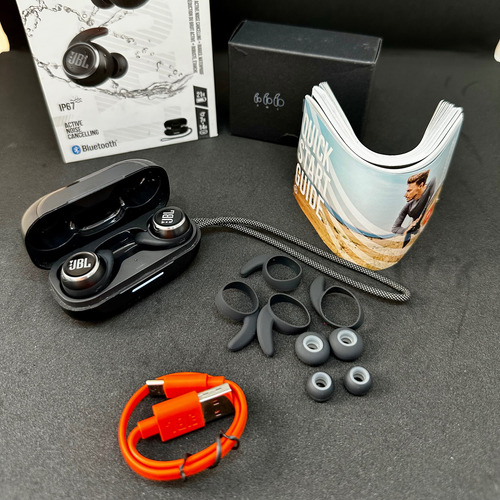 Fone De Ouvido Bluetooth Reflect Mini Nc Jbl - Preto Preto (Usado)