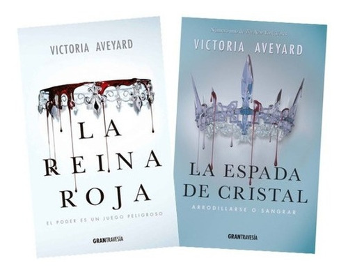 ** La Reina Roja + La Espada De Cristal ** Aveyard 2 Libros