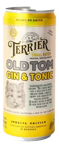 Gin Tonic Terrier Old Tom En Lata X 310ml
