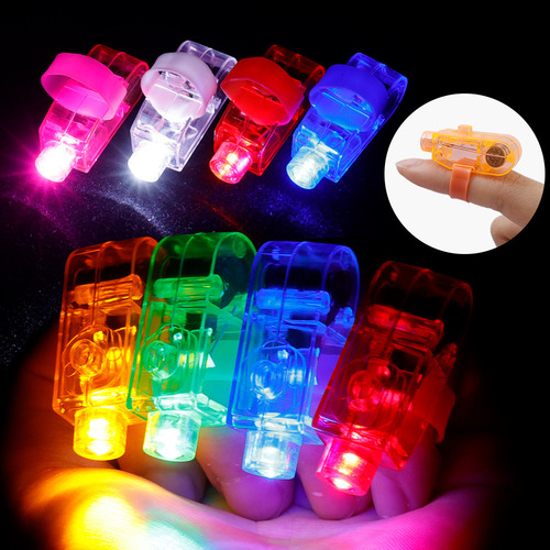 Luces Led Luminosas Para Dedos, 20 Unidades, Decoración Infa