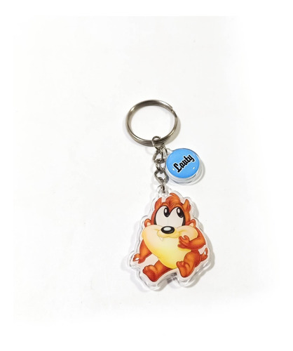 Demonio De Tasmania Looney Tunes Llavero Personalizado  