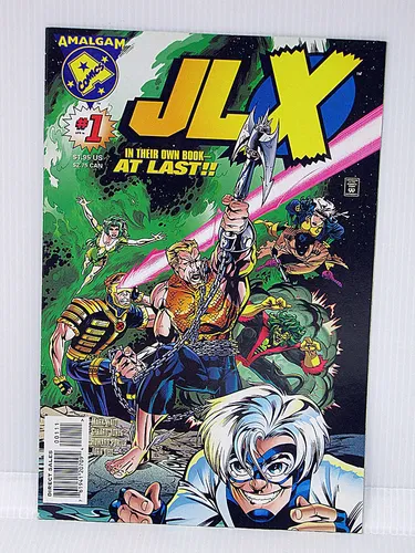 アマルガムコミックス (JIVE AMERICAN COMICSシリーズ) Amalgam Marvel + Dc Comics, Lote 6 Revistas - Super Soldier
