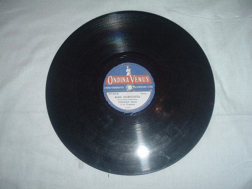 Vinilo De Acetato 78 Rpm, Edmundo Arias     (colombia)