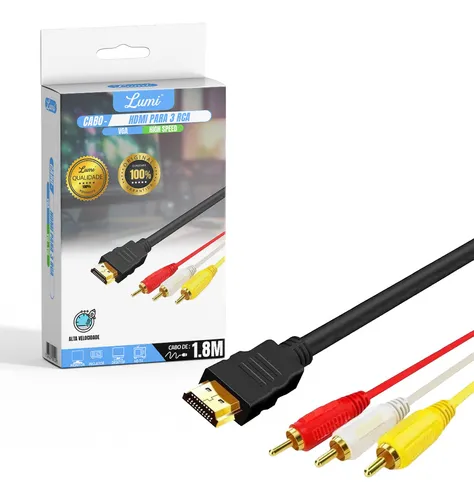 Cable hdmi con rca sale