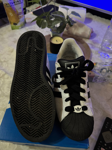 Adidas Superstar 2 Black And White 41 Usadas (Usado)