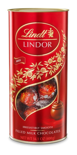 Chocolates Lindt Lindor Tube 400g Milk