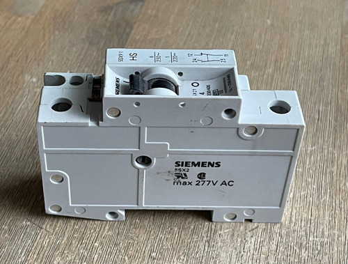 Siemens 5sx21 Circuit Breaker 1 Pole 4a With 5sx91 Hs Au Ssm