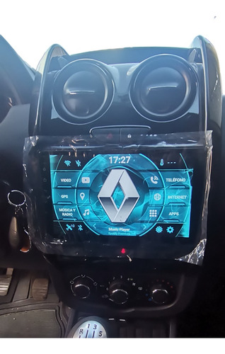 Autoestéreo Android 9' Renault Duster 2+32 Platino Carplay