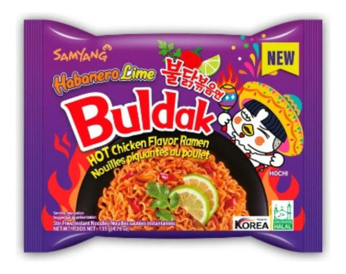 Samyang ramen coreana buldak habanero limon 1 pieza 135g