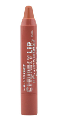 L.a. Colores Chunky Lip Lápiz, Cálido Caramel, 0,04 onza