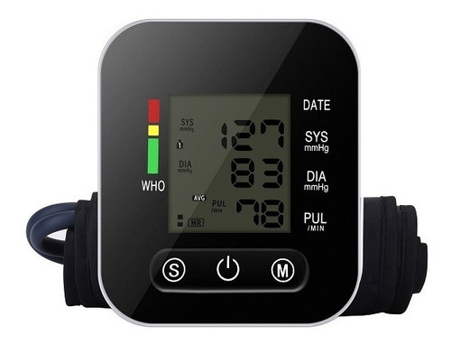 Automatic Digital Arm Blood Pressure Monitor Color Blanco