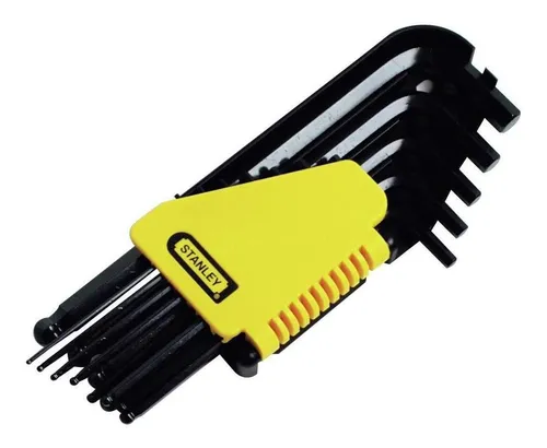 Juego Llaves Bristol Hexagonal Pulgadas 12 Piezas Stanley