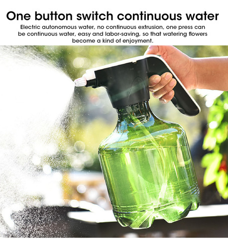 Botella Pulverizadora Eléctrica De 3 Litros Recargable Para