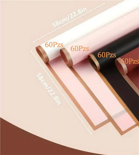 Jb 80 Impermeable Hojas Papel Coreano Ramos Florales 4