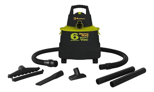 Aspiradora Seco-mojado Koblenz Wd-6 K2 6 Galones 3.0hp Color Negro y verde