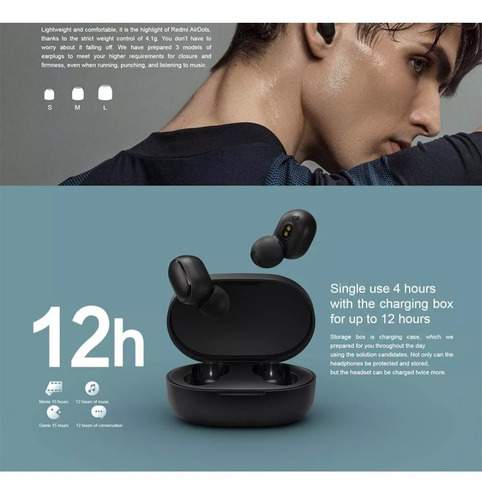 Auriculares Inalámbricos Xiaomi Redmi Airdots Tws Bt 5.0