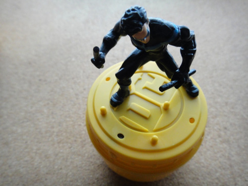 Mini Figura Dc Nightwing Spin Master Capsula Batman (Usado)