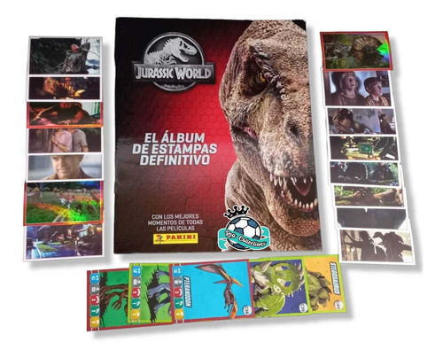 Álbum Jurassic World Definitivo + Set Completo A Pegar 2021