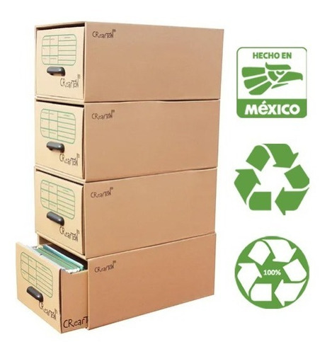 Archivero Deslizable Tamaño Oficio 1 Pieza Ecológico