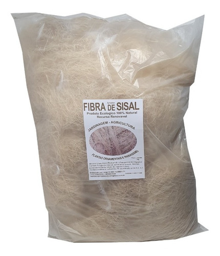 Fibra De Sisal Seca Pacote De 1kg