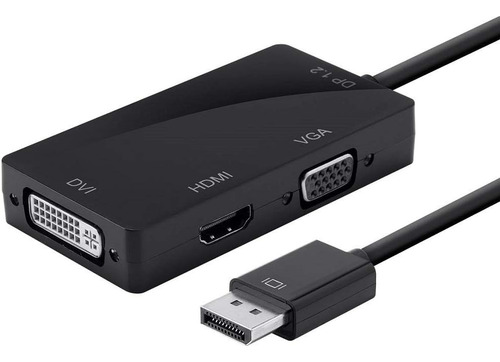 Adaptador 3 En 1 Display Port A Hdmi Dp A Vga Y Dvi