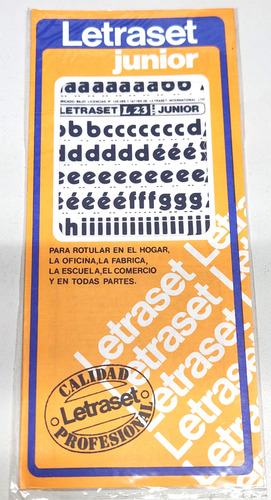 Letraset Junior L16 L17 L18 L19 L20 L22 L23
