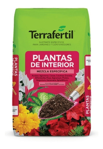 Sustrato Plantas De Interior Terrafertil 5 L