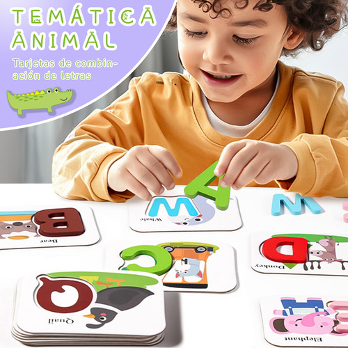 26 Juguete Abecedario Para Aprender, Juego Educativo De