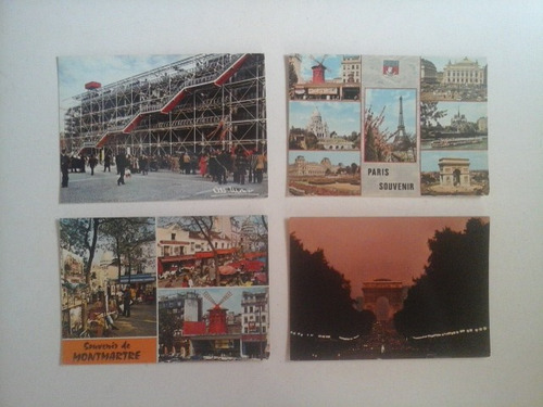 Lote De 11 Viejas Postales De Francia