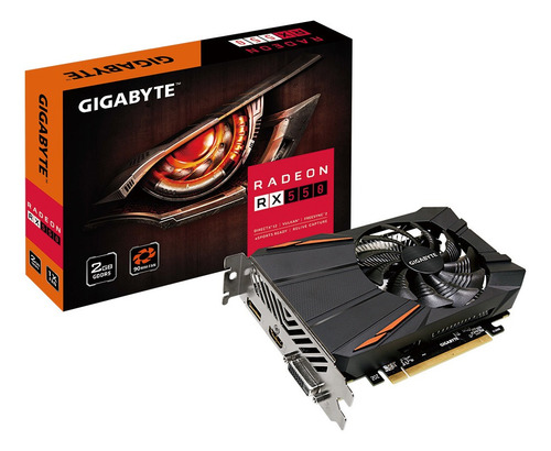 Placa de video AMD Gigabyte  Radeon RX 500 Series RX 550 GV-RX550D5-2GD (REV 1.0/1.1) 2GB