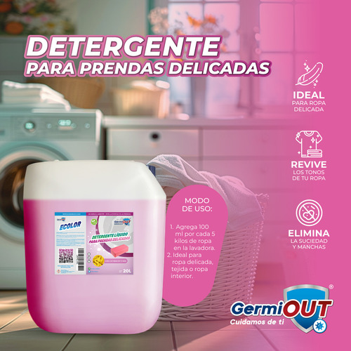 Detergente Tradicional 20 Litros, Ecolor