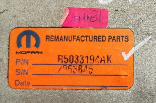 Computadora Ecu Pt Cruiser 2003 2.4 Lts R5033194ak Original (Usado)