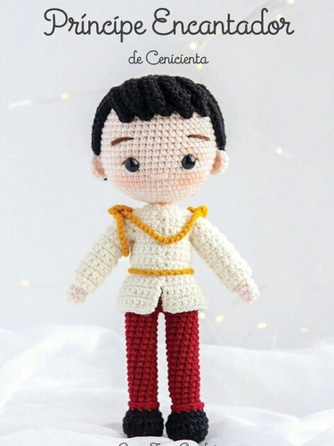 6 Patrones Principes Crochet Amigurumi Ingles Español