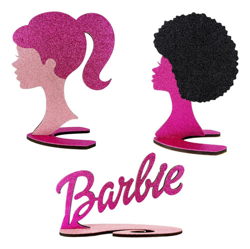 Display Barbie Em Mdf 6mm - Glitter E Corte A Laser